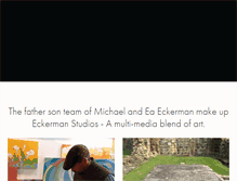 Tablet Screenshot of eckermanstudios.com